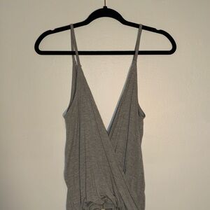 Chaser Gray Wrap Camisole